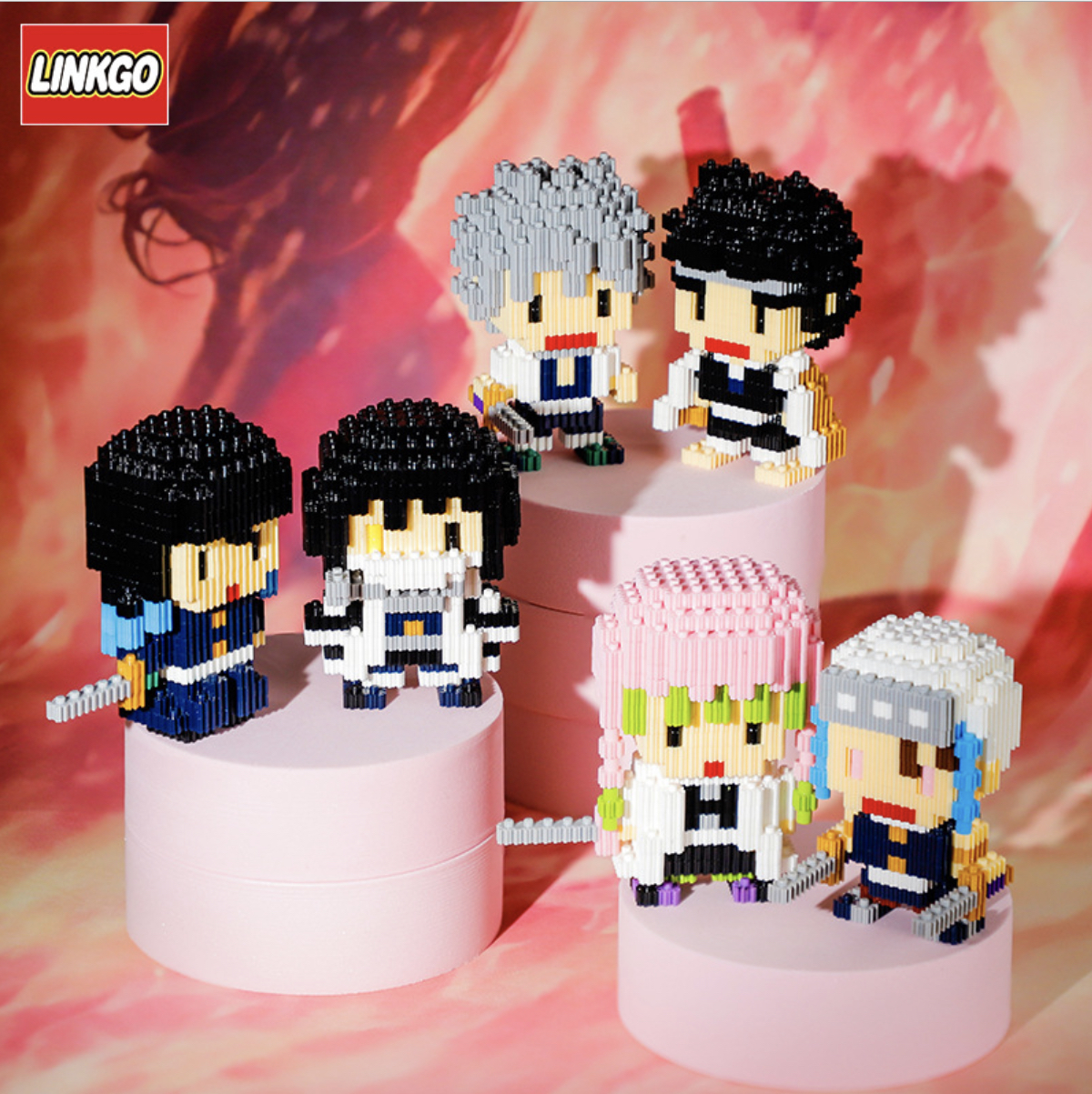 Linkgo 68284-68291 ,68301-68306 Dragon Slayer : Kimetsu no Yaiba (แบบเฟือง)