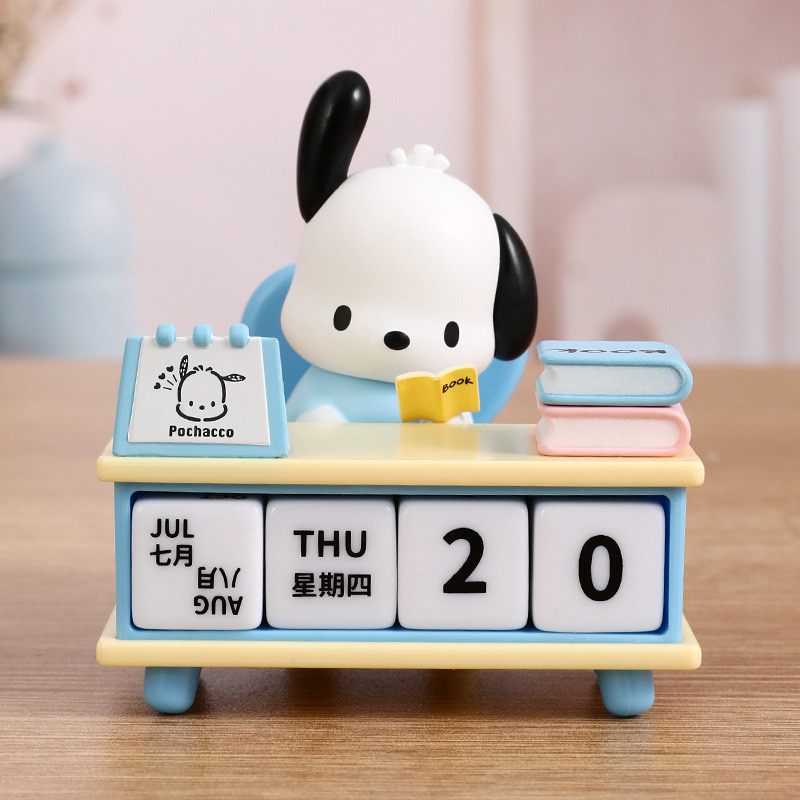ปฏิทินตั้งโต๊ะ ลิขสิทธิ์แท้ Sanrio Desktop Calendar Kuromi by Langbowang