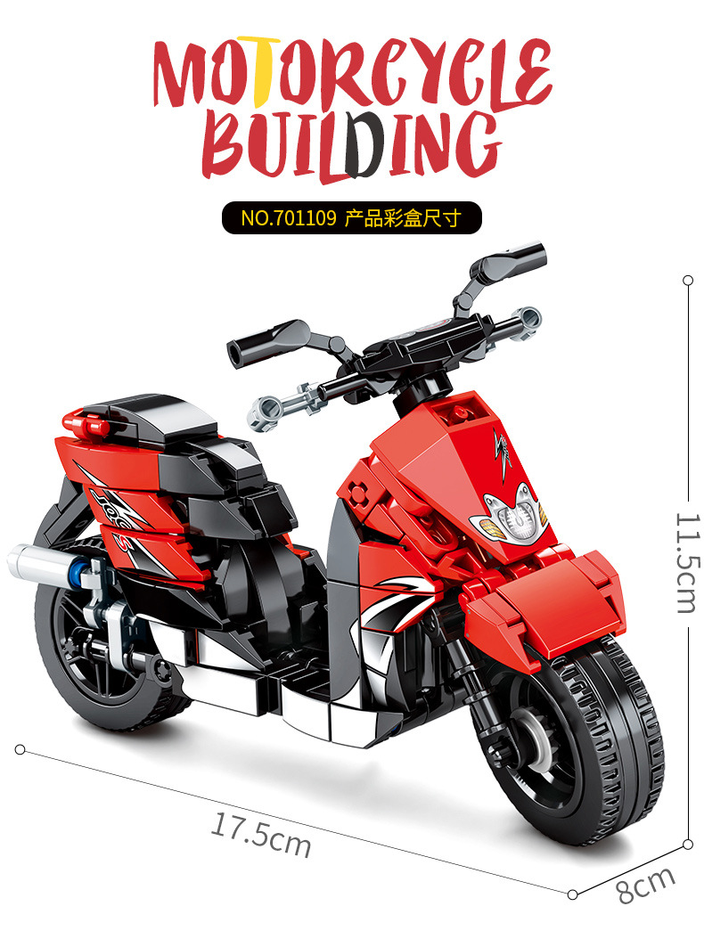 Sembo block 701109 Motorcycle 268pcs