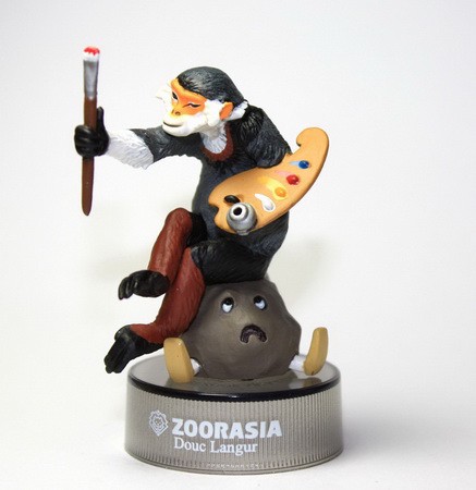 งานฝา กาชาปอง Yokohama Zoo Zoorasia Lunch Jungle Cracker Bottle Cap Trading Figure Collection by Kaiyodo (Set of 9)