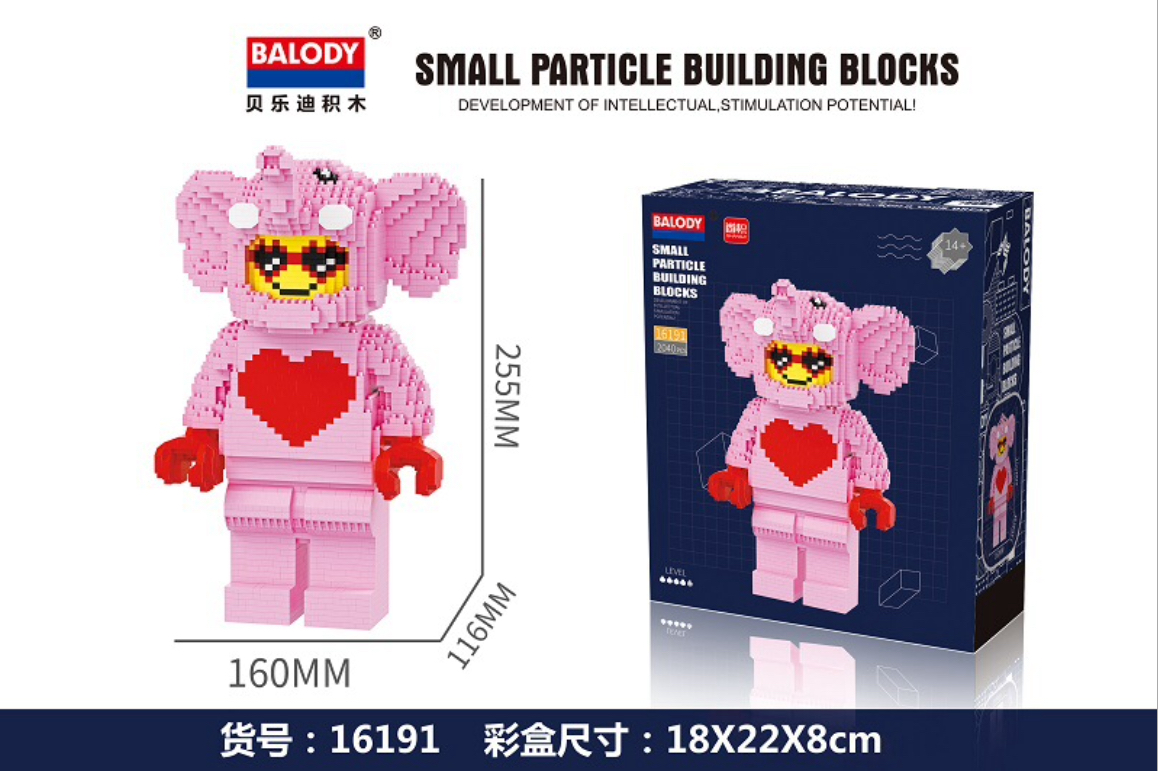 Balody 16191 lego elephant 2040pcs