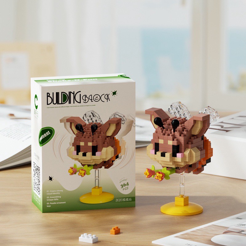 ตัวต่อนาโน Size L - CLC Flying Animal Shake and Fun