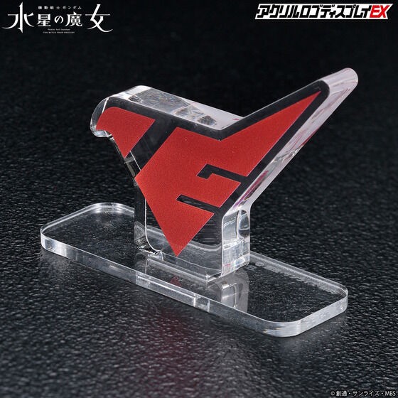 PRE-ORDER : Acrylic Logo Display EX Mobile Suit Gundam The Witch from Mercury Asticasia College of Technology Mark