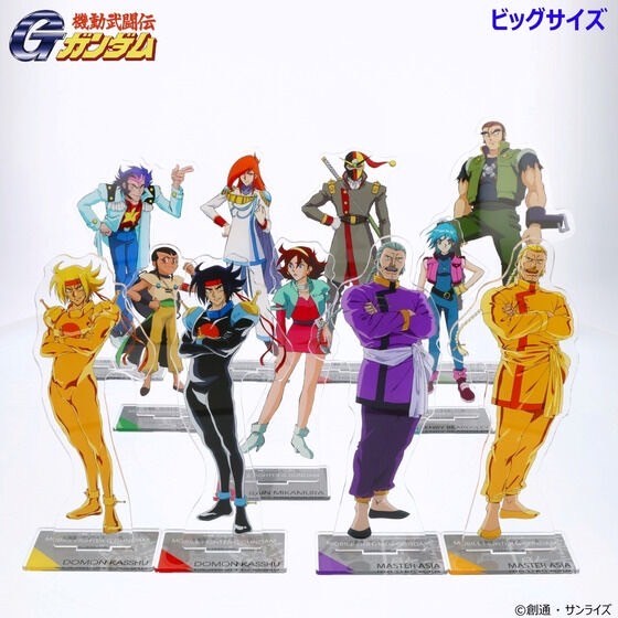PRE-ORDER : Mobile Fighter G Gundam Acrylic Stand 2nd Edition (11 types in total)