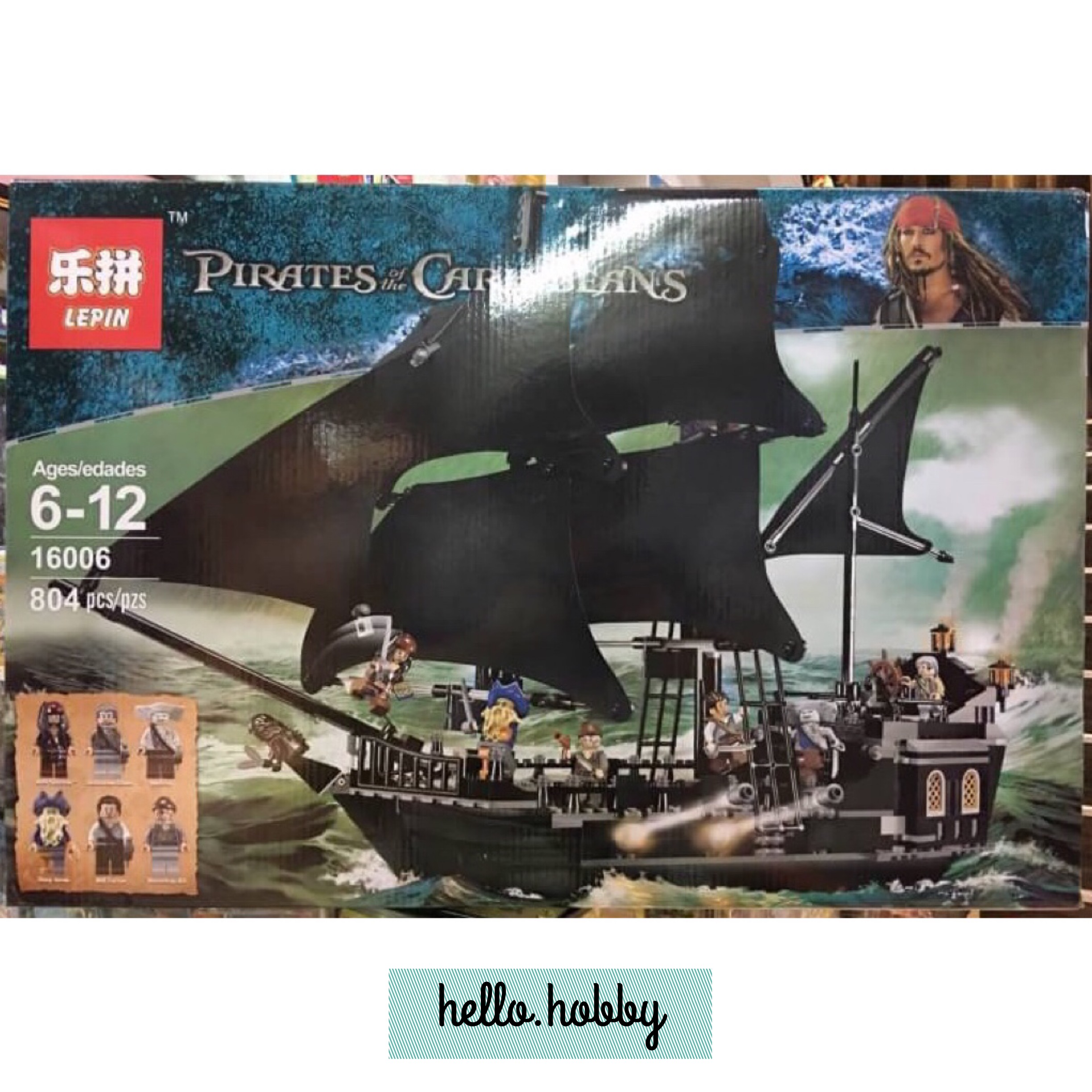 Lepin 16006 Pirates of the Carribbeans The Black Pearl 804pcs