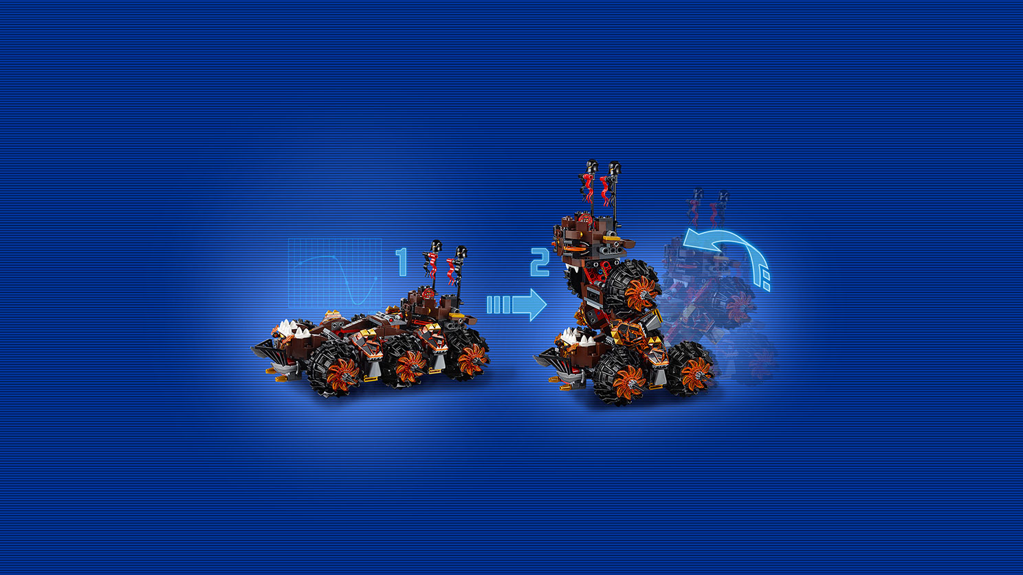 SY800 General Magmar's Siege Machine Of Doom 327pcs