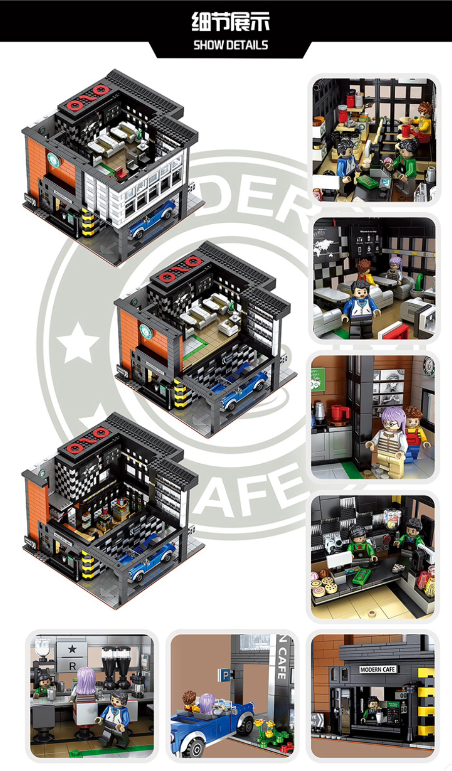 86005 Modern Cafe 2926pcs