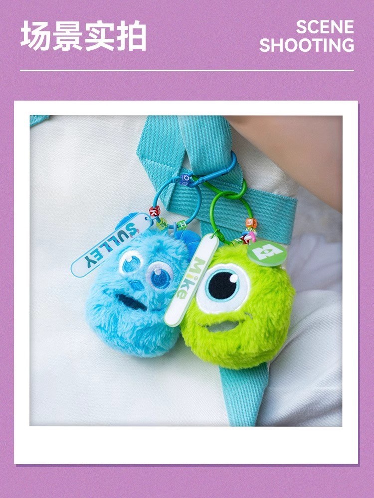 พวงกุญแจ ที่ห้อยกระเป๋า Squichy - Monster University Plush Pinch Pendant by Mango Chaowan