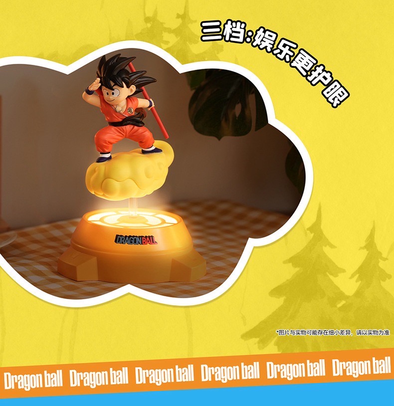 โมเดลโงกุน หมุนได้ มีไฟ Dragon Ball - Goku Rolling Night Light Series by LDCX