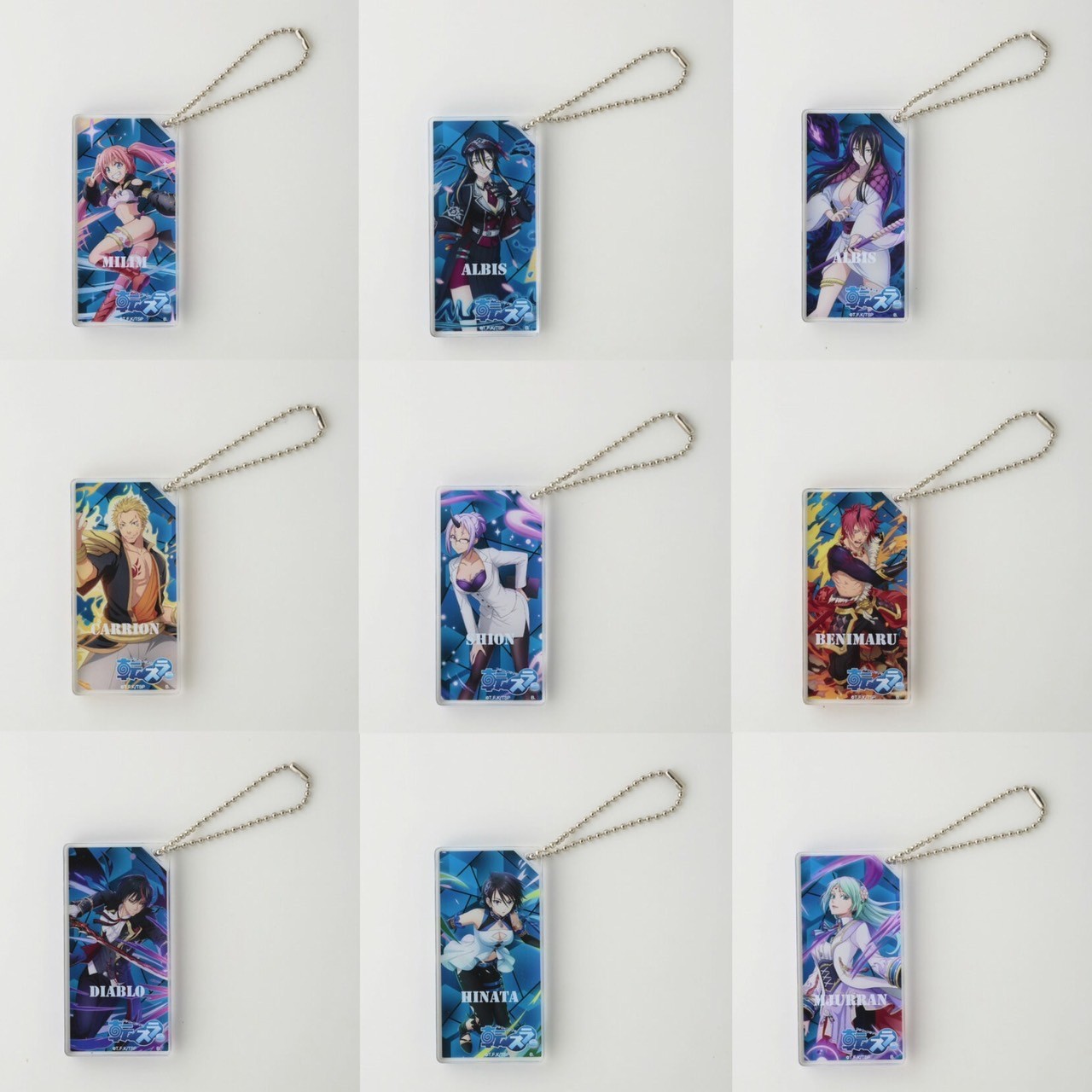 PRE-ORDER : [Hapikuro!] That Time I Got Reincarnated as a Slime The Founding Story of the Demon King and the Dragon Square Keychain 2 (Random)