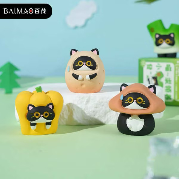โมเดล แมวผัก Cat is Vegetable Series
