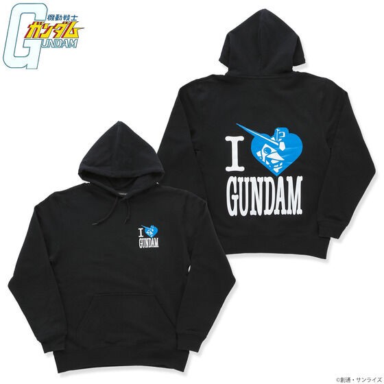 PRE-ORDER : Mobile Suit Gundam I LOVE MOBILE SUIT Hoodie