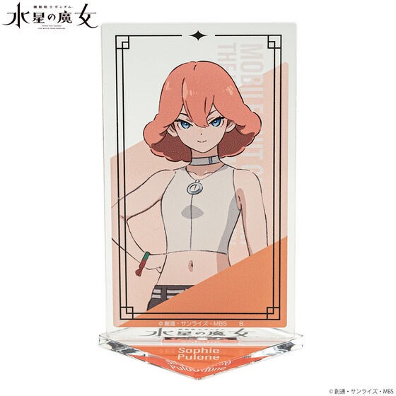 PRE-ORDER : Mobile Suit Gundam The Witch from Mercury Character Design Second Acrylic Stand (5 types in total)