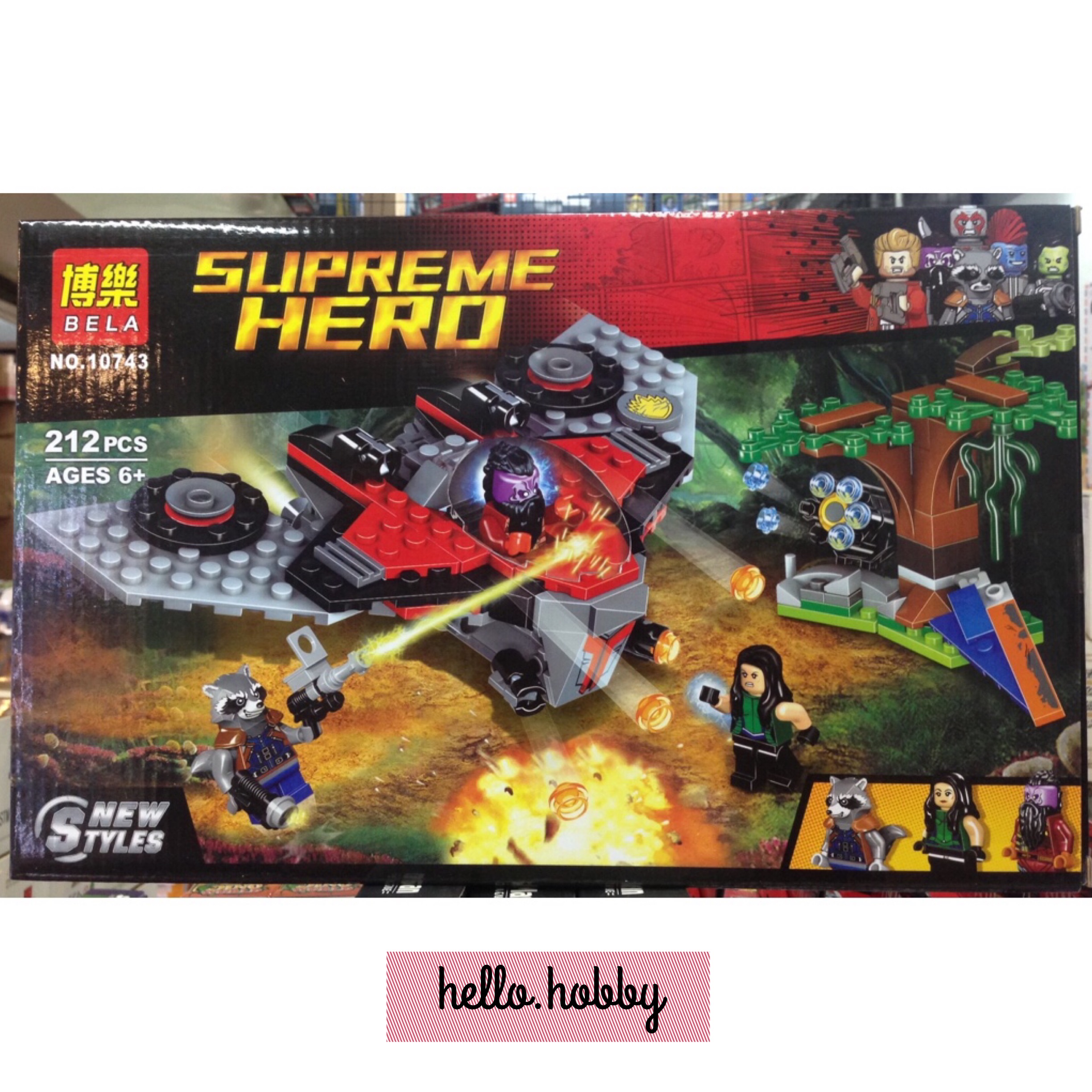 Bela 10743 Super Heroes Ravager Attack 212pcs