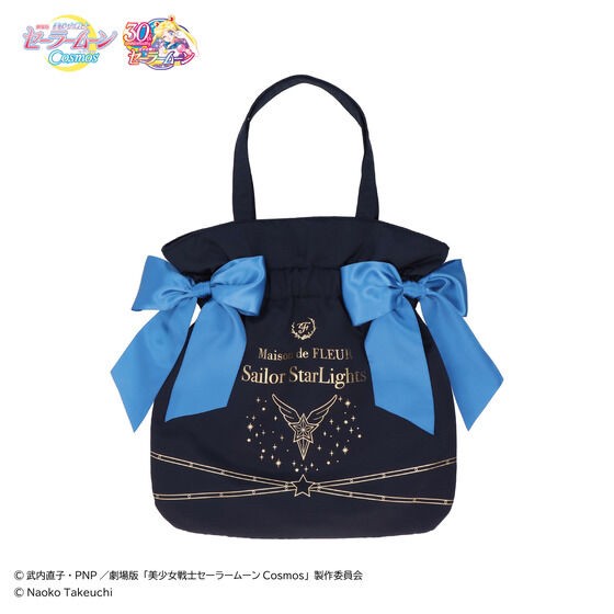 PRE-ORDER : [Maison de FLEUR] Theatrical version "Sailor Moon Cosmos" Double Ribbon Tote Bag
