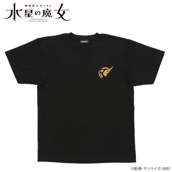 PRE-ORDER : Mobile Suit Gundam The Witch from Mercury Gold Lame Print T-shirt