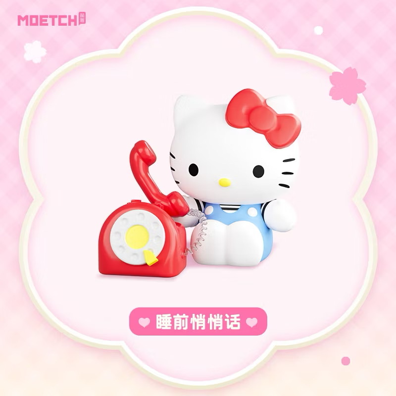 โมเดลคิตตี้ไขลาน Sanrio - Hello Kitty Budding Signal Series by Moetch