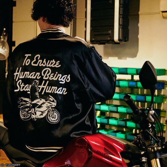 PRE-ORDER : "Shin Kamen Rider" Honda Stadium Jacket Kamen Rider Pattern