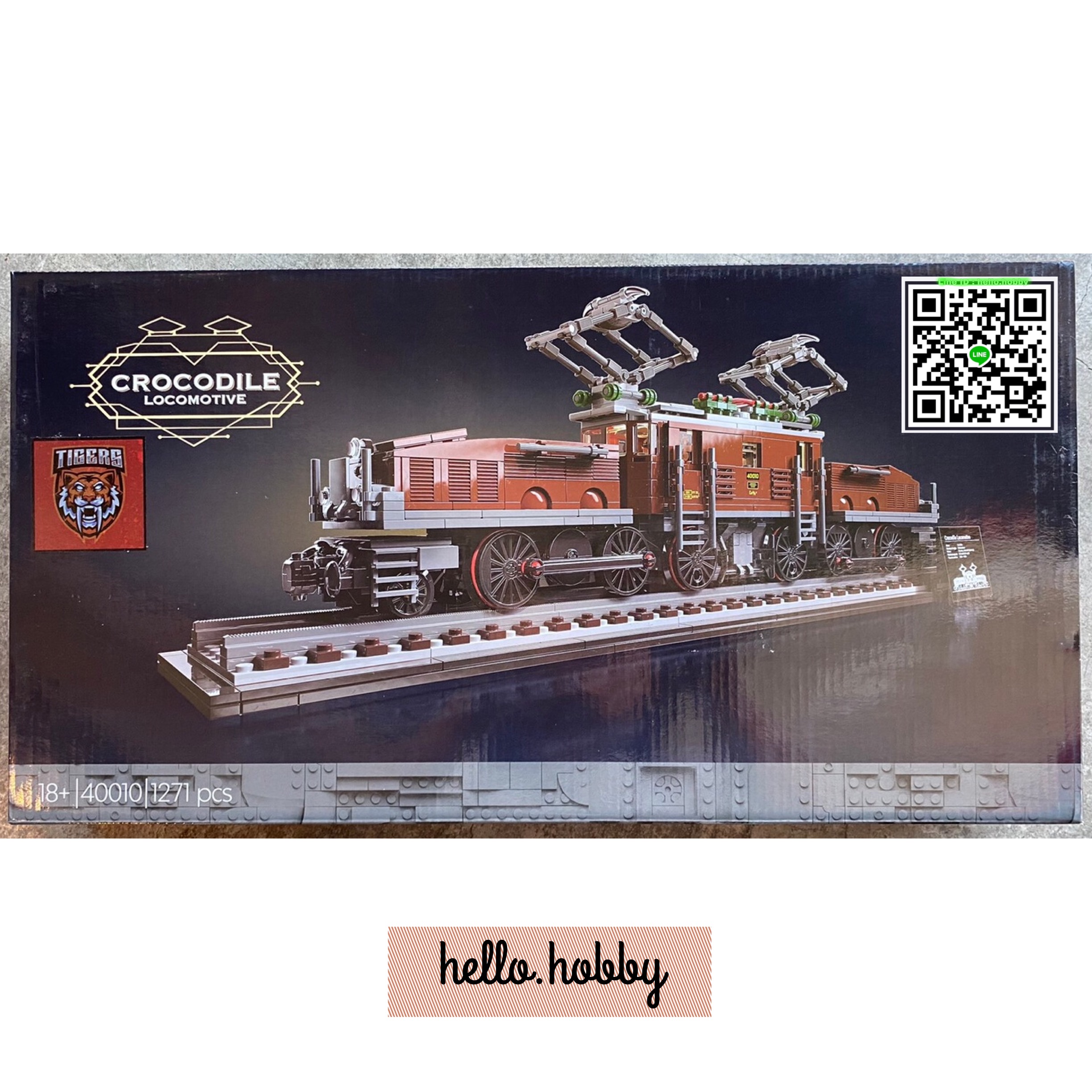 Tiger 40010 Crocodile Locomotive 1271pcs