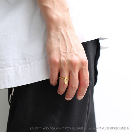 PRE-ORDER : [JAM HOME MADE Collaboration] JoJo's Bizarre Adventure: Diamond is unbreakable Rohan Kishibe G Pen Motif Ring