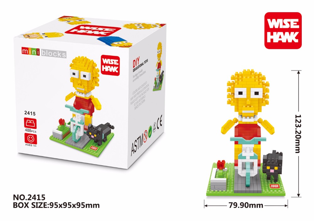 Wise Hawk 2412-2415 The Simpsons