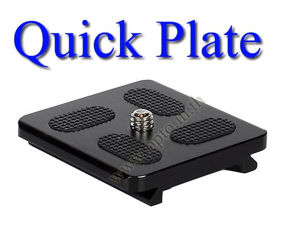 BK-03 Quick Release Plate for Ball Head แผ่นเพลตสำหรับหัวบอลที่มีร่องแบบ Arca Swiss