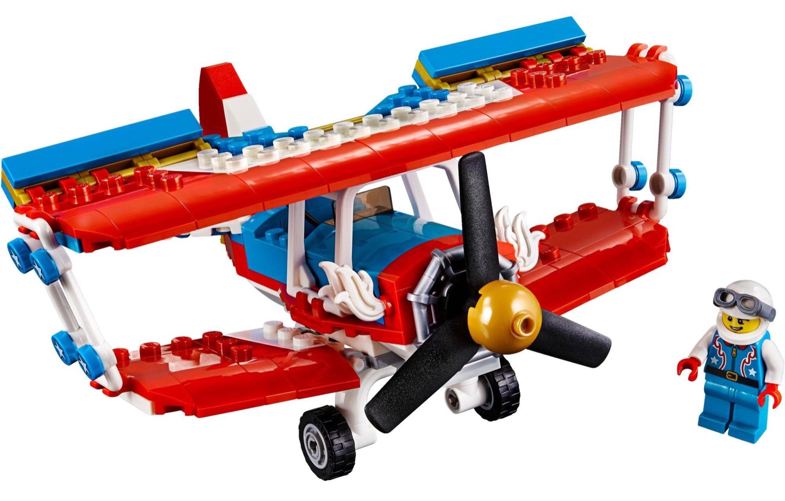 SY 1026 Captain America 3-in-1 Stunt Plane 227 pcs