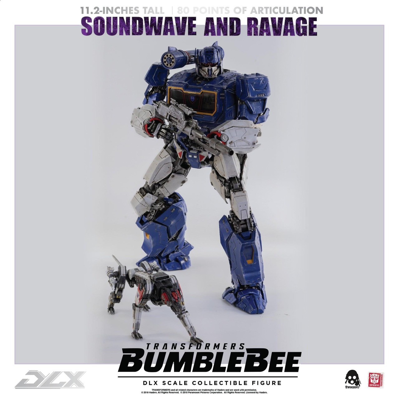 Pre-order : Transformers BUMBLEBEE DLX Soundwave and Ravage by ThreeZero (Reissue)