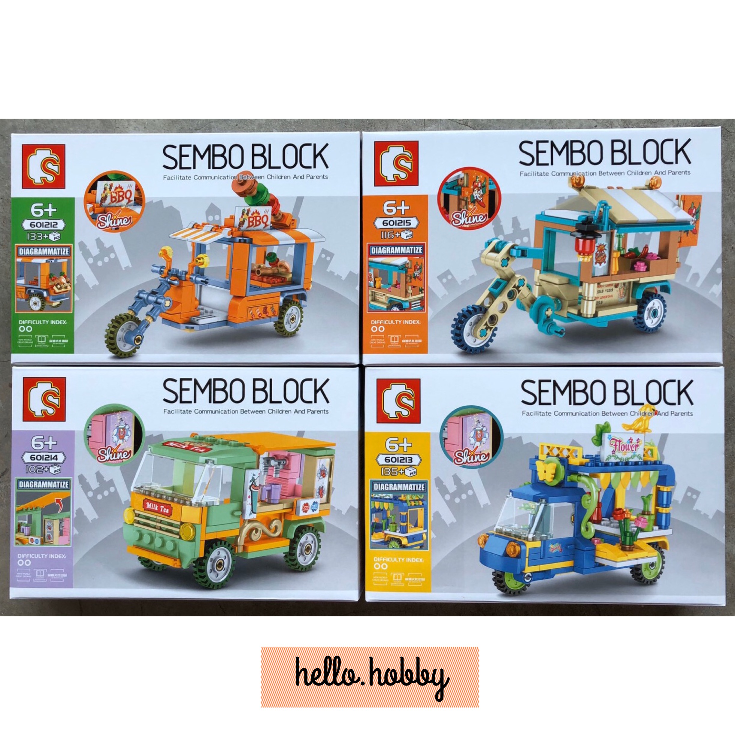 Sembo Block 601212-601215 Food Truck