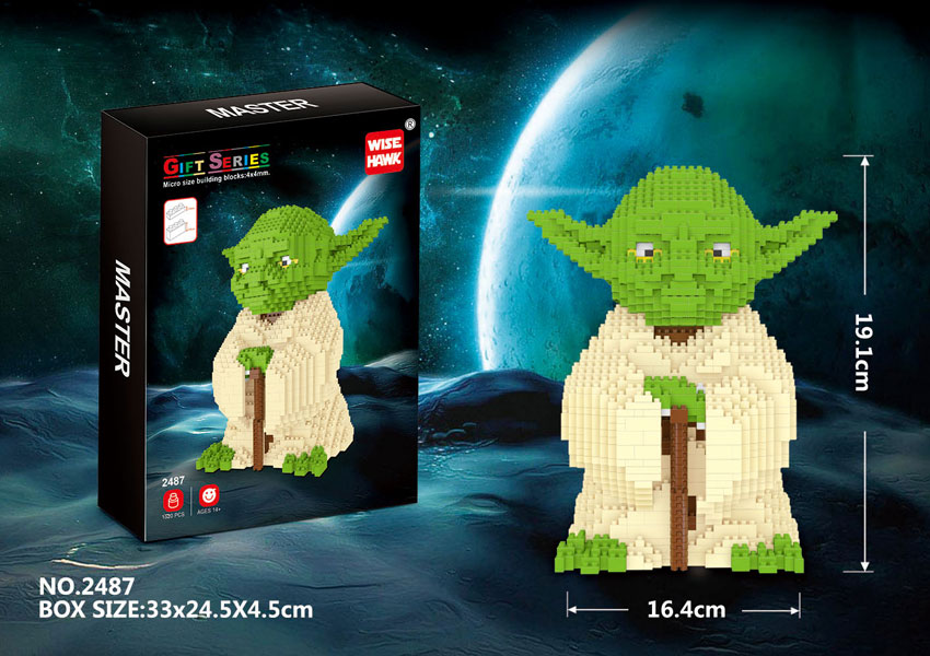 Wise Hawk 2487 Yoda 1520pcs