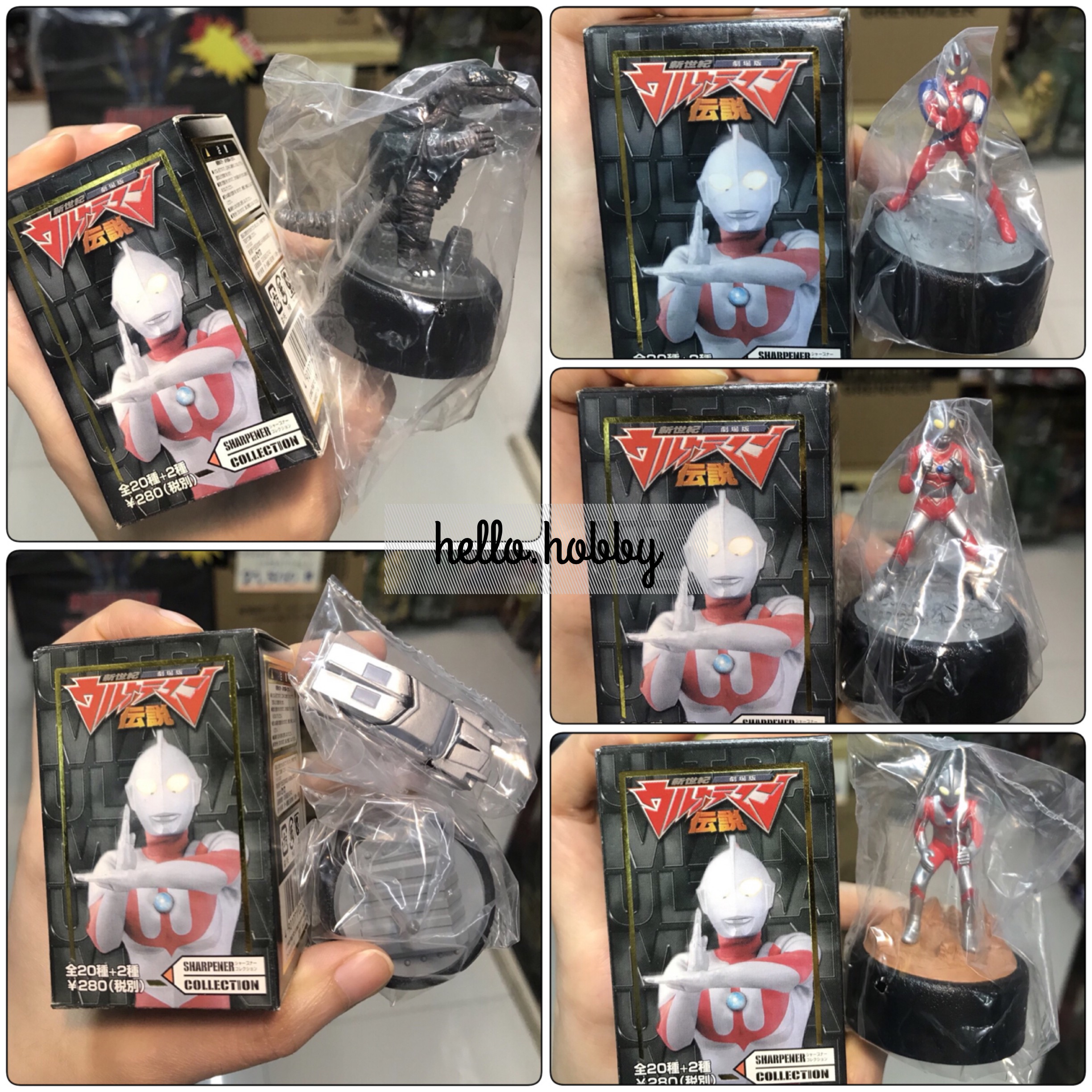 Ultraman Legend Sharpener Collection by Seika (Set of 20)