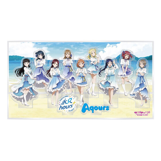 PRE-ORDER : Love Live! Sunshine!! Uranohoshi Girls' High School Store Aqours 9th Anniversary Acrylic Diorama