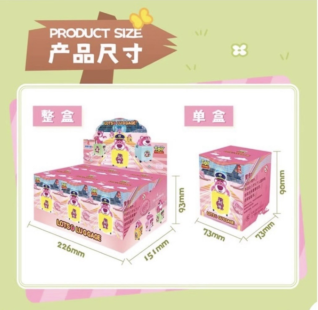 โมเดลได้ 1 ตัว | Disney - Toy Story - Lotso Luggage Series by Lioh Toy