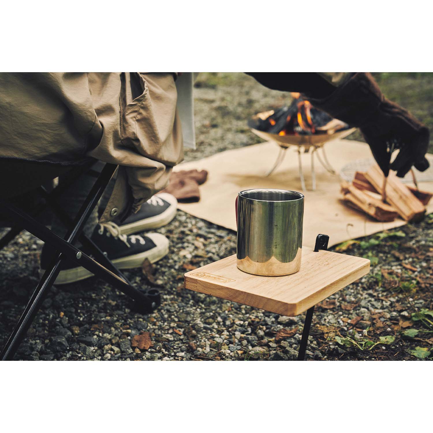 โต๊ะไม้กพาเอนกประสงค์ Coleman Peg Table (ไม่รวมสมอบก)