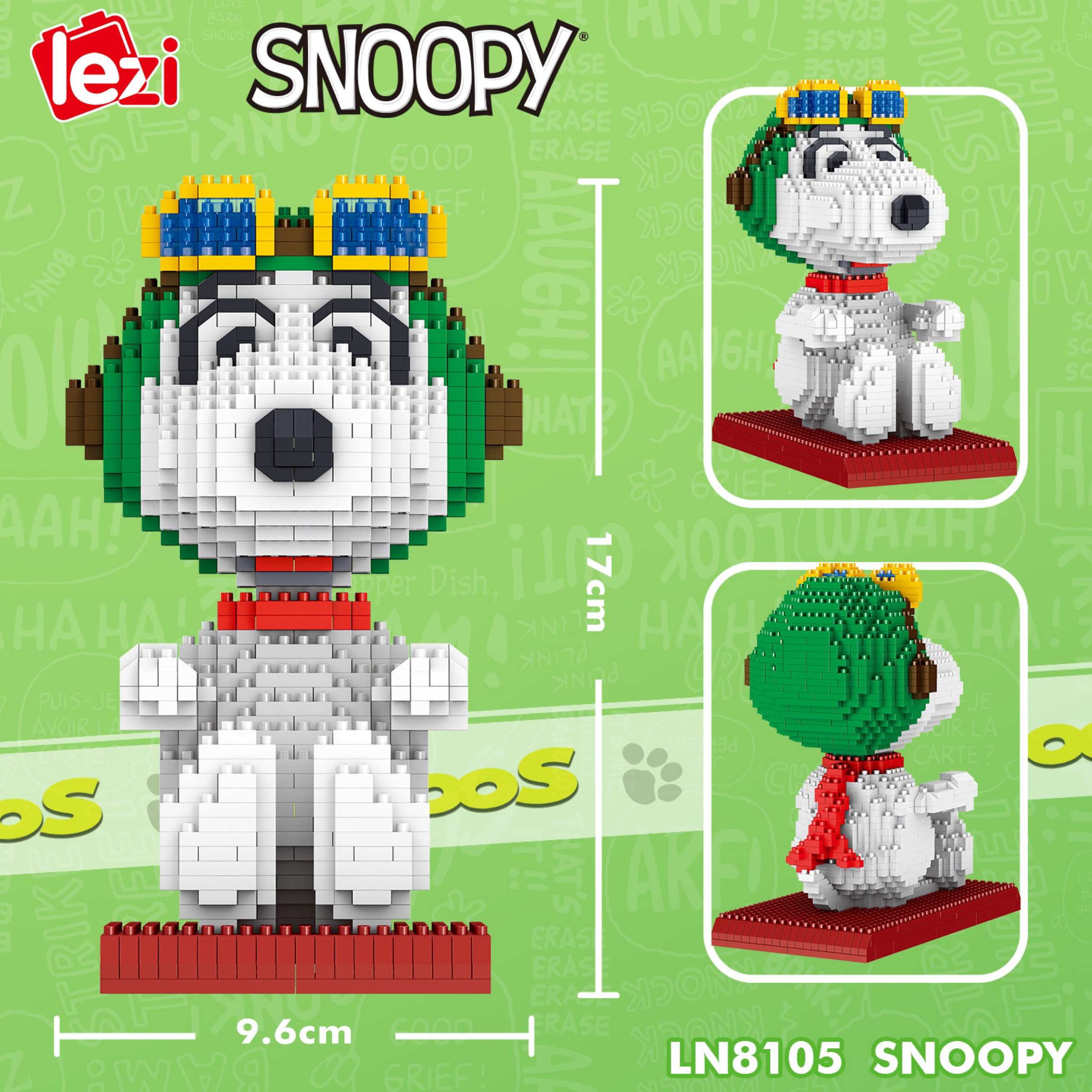 Lezi 8101-8105 Snoopy