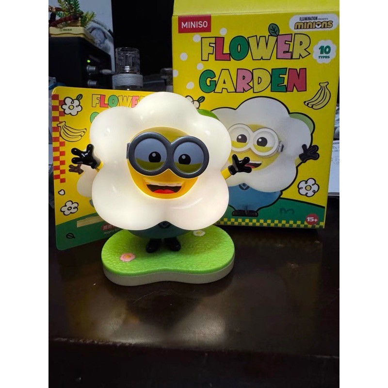 โมเดล ได้ 1 ตัว | Minions - Flower Garden Series by Miniso