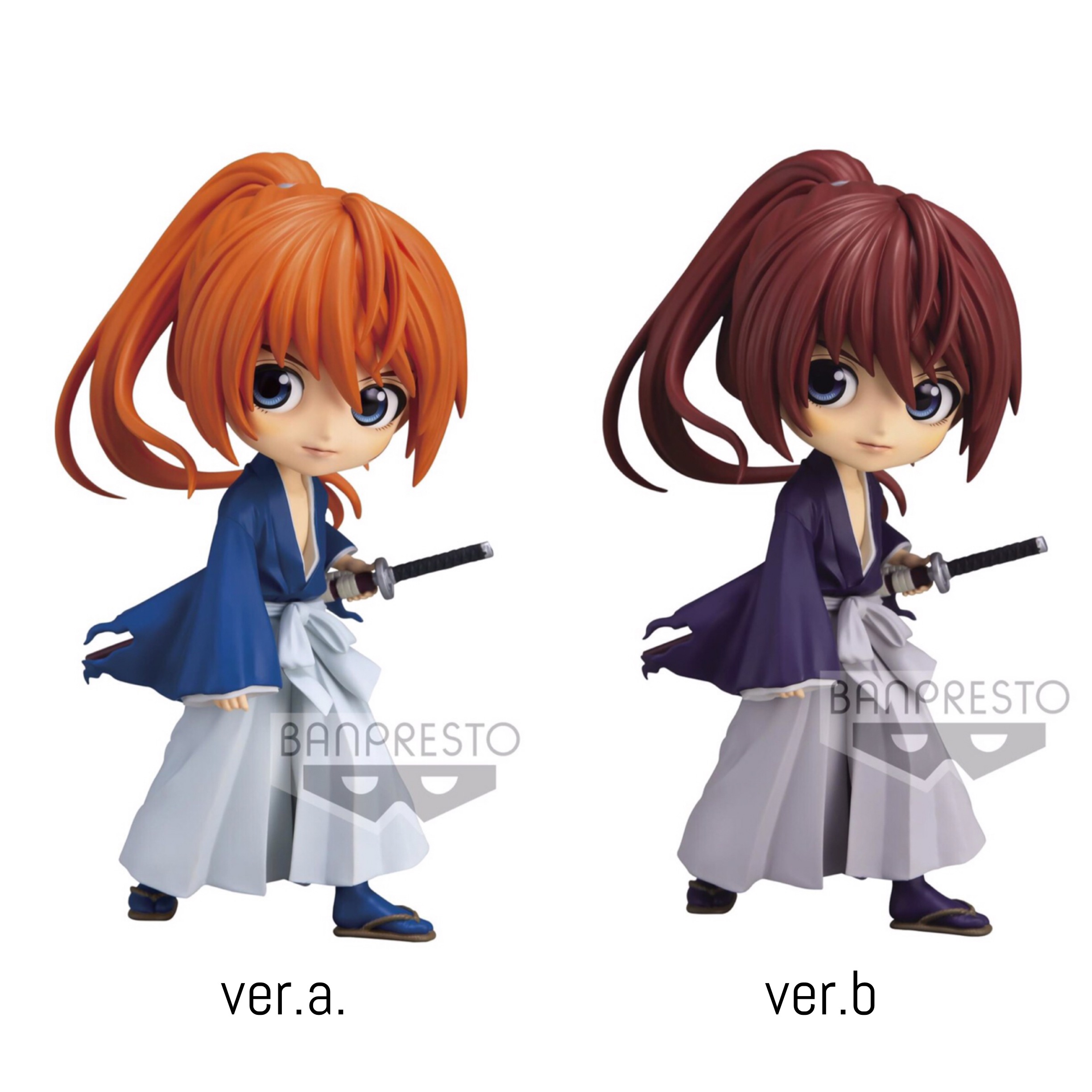 Pre-order : RUROUNI KENSHIN -MEIJI SWORDSMAN ROMANTIC STORY- Q POSKET -BATTOSAI HIMURA- (VER.A/B)