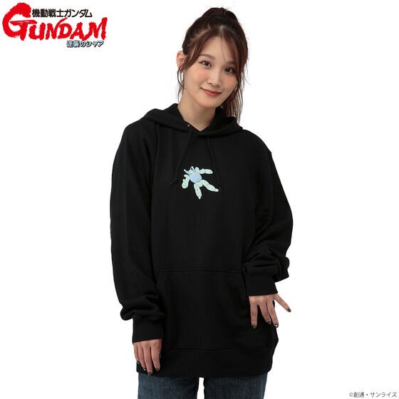 PRE-ORDER : Mobile Suit Gundam: Char's Counterattack ν Gundam Mounted Dummy Balloon Plump and Fluffy Item Print Hoodie