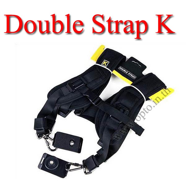 Double Quick Starp K Black Rapid Neck for DSLRสายสะพายกล้อง2ตัว สำเนา