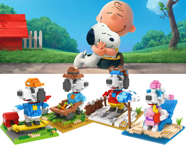 LOZ 9524-9527 Snoopy Set