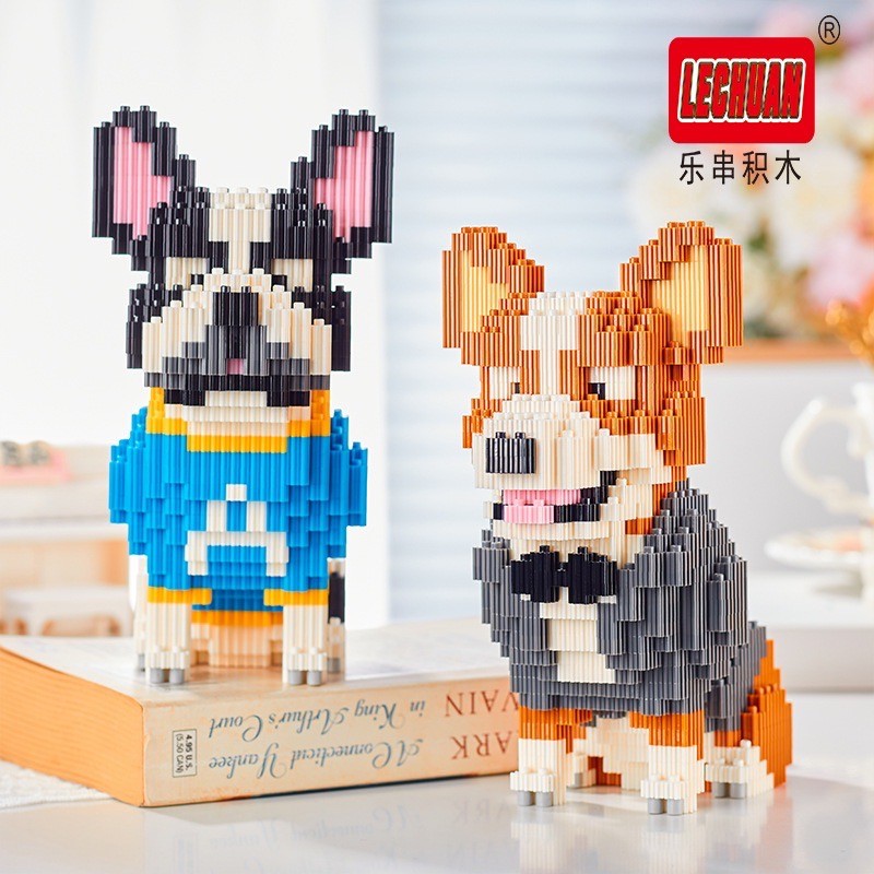 ตัวต่อนาโน Size XL - Lechuan 68687 - 68690 Dog in a Suit