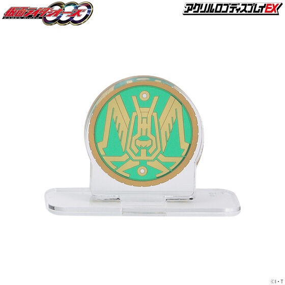 PRE-ORDER : Acrylic Logo Display EX Kamen Rider OOO Super Tatoba Combo Core Medal