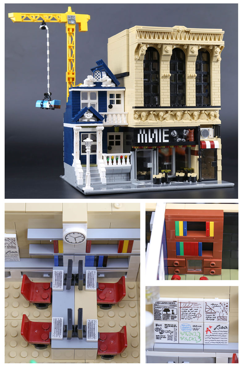 Lepin 15035 Wine Bar and Construction Site 2841pcs