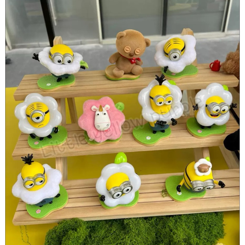 โมเดล ได้ 1 ตัว | Minions - Flower Garden Series by Miniso