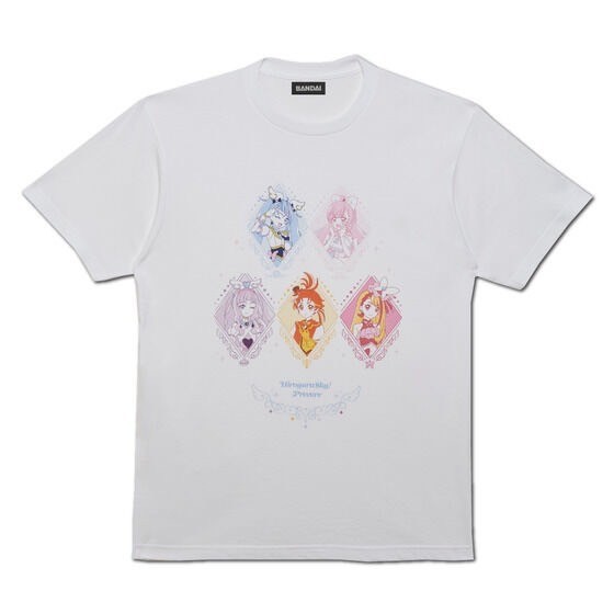 PRE-ORDER : Expanding Sky! Precure T-shirt 5 People Collection Design