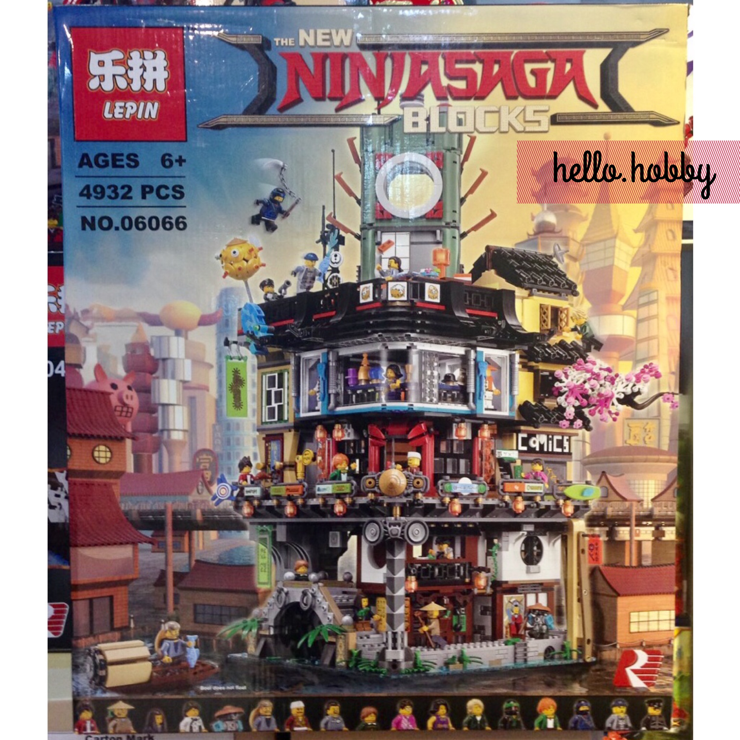 Lepin 06066 Ninjago Ninjago City 4953pcs