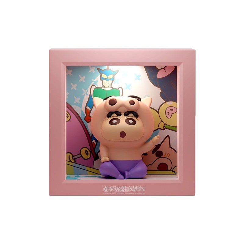 โคมไฟชินจัง ลิขสิทธิ์แท้ - Crayon Shinchan Photo Frame Night Light LED Lamp by Rock