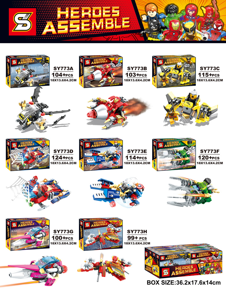 SY 773 A-H Heroes Assemble