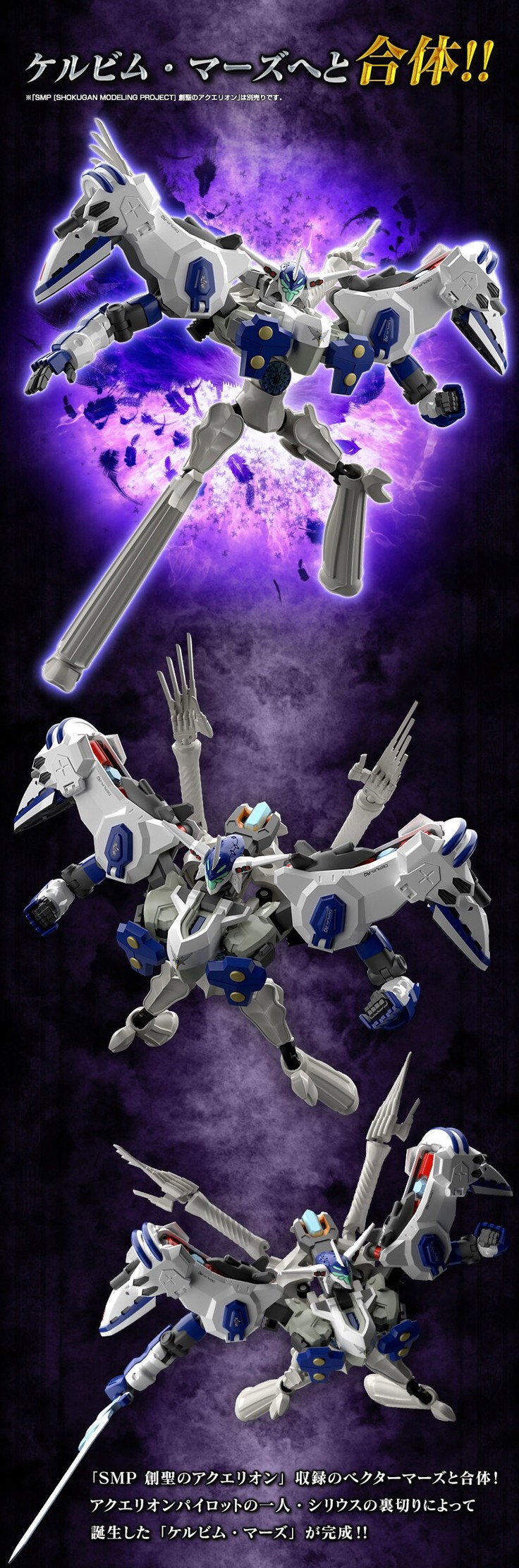 PRE-ORDER : SMP [SHOKUGAN MODELING PROJECT] Genesis of Aquarion Cherubim Soldier