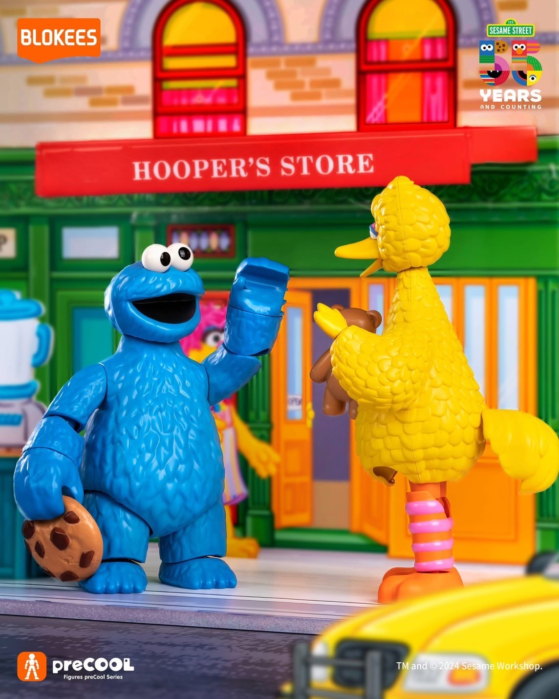 Pre-order : Blokees preCOOL Series Sesame Street The Magic Edition Plastic Model Kit (Set of 4) by Buluke Blokess Bloks